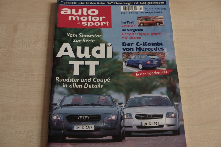 Deckblatt Auto Motor und Sport (04/1996)